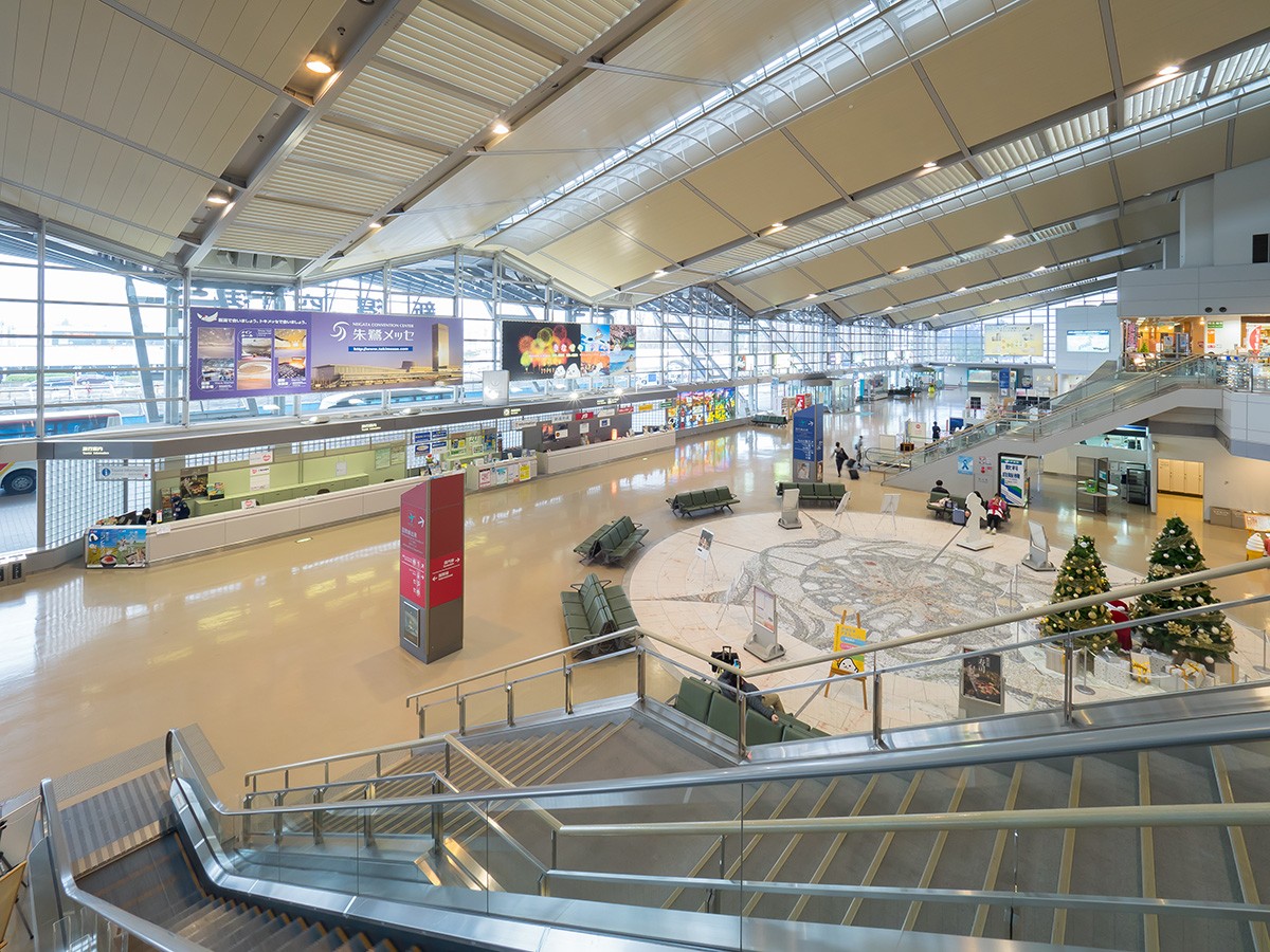  新潟空港2階 国内線搭乗待合室